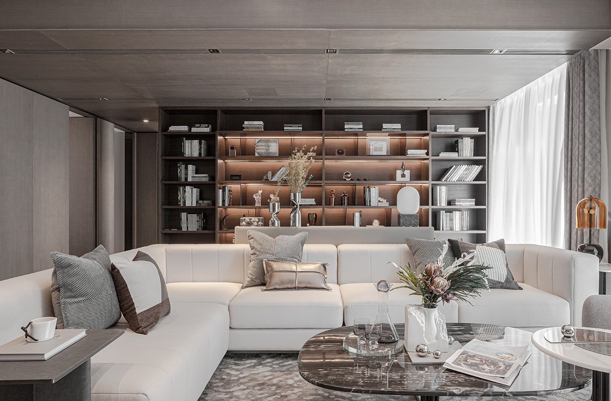 现代简约风格室内设计家装案例-客厅 现代简约风格室内设计家装案例-客厅