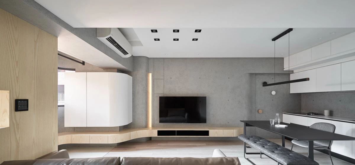 装修案例现代极简风格室内装修效果图-客厅 装修案例现代极简风格室内装修效果图-客厅