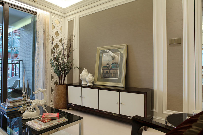 现代欧式风格室内设计家装案例-电视柜 现代欧式风格室内设计家装案例-电视柜