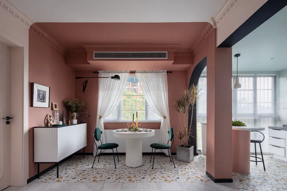 美式轻奢风格室内设计家装案例-餐厅 美式轻奢风格室内设计家装案例-餐厅