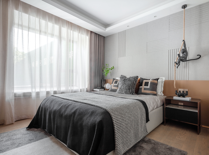 现代简约风格室内设计家装案例-卧室 现代简约风格室内设计家装案例-卧室